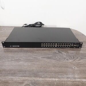 Ubiquiti Networks EdgeSwitch 24 Lite 24-Port Gigabit Rackmount Switch ES-24-Lite